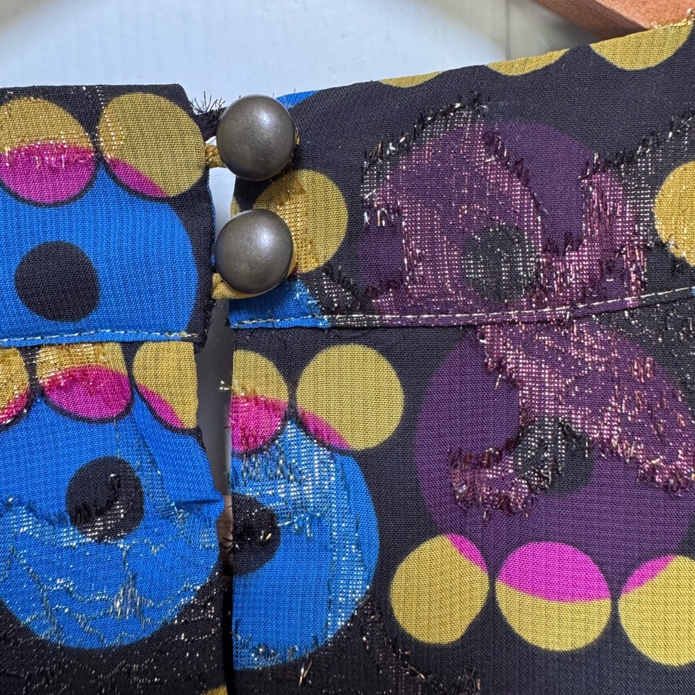 Anna Sui Colorful Patterned Mini Dress. 20th anniversary target collab - Picture 8 of 12